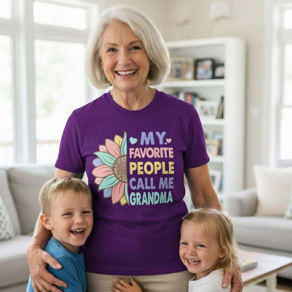 Women’s “My Favorite People Call Me Grandma” Tee